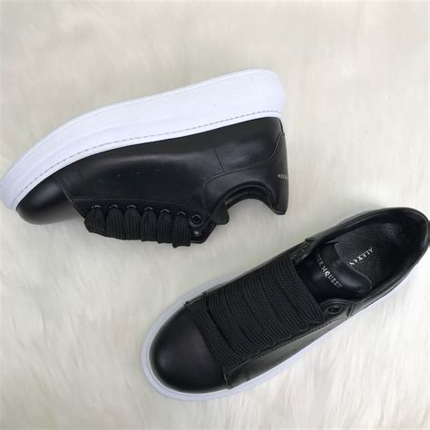Alexander McQueen Spor Ayakkabi erkek Sneaker siyah - Çanta Nişantaşı