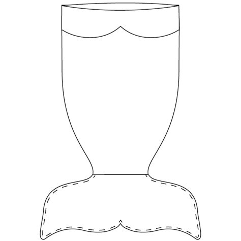 Image result for Free Pattern for Mermaid Tail