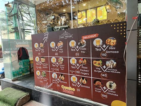 Menu at Chai Theory-New Bell Road, Bengaluru