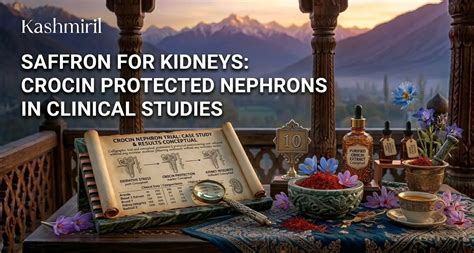 Saffron for Kidneys: Crocin Protected Nephrons in Clinical Studies ...