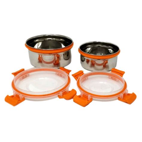 Buy Buffy Super Steel Lunch Box Set (300ml and 425 ml, Pack of 2 ...