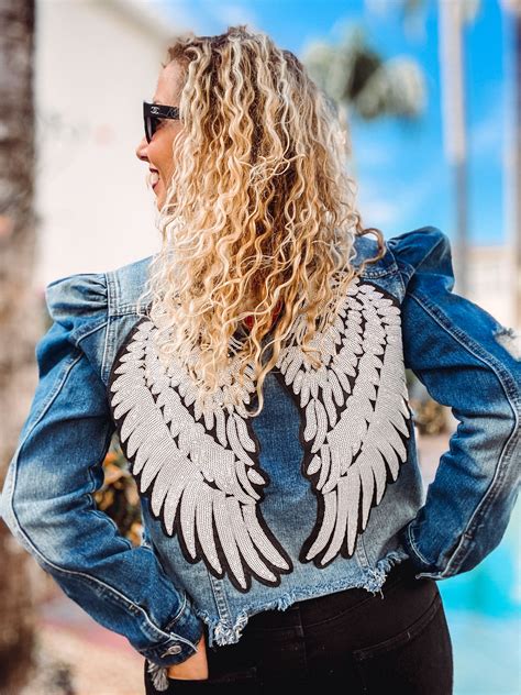 Beaded and embellished jean jackets are not only on trend, but they are ...