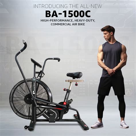 Buy Now PowerMax BA-1500C Air Bike - InstaSport