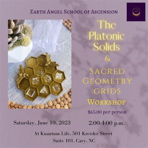 The Platonic Solids and Sacred Geometry Grids Workshop, 501 Keisler Dr ...
