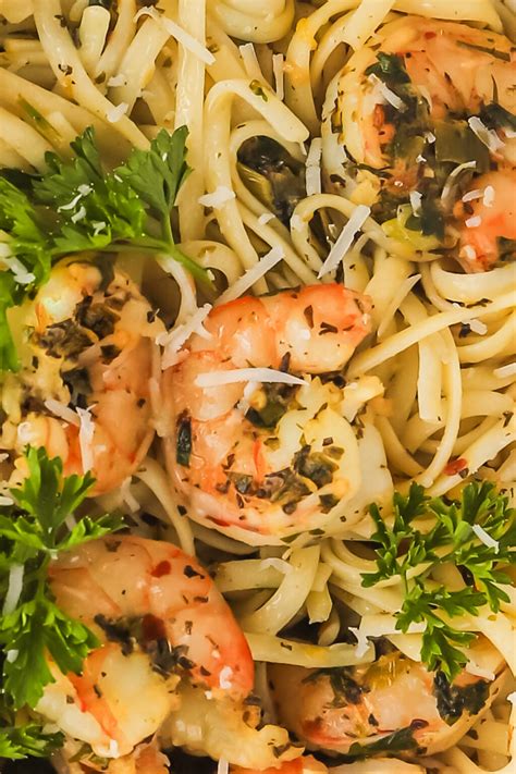 Easy 30 Minute Lemon Garlic Shrimp Pasta Recipe - Cooking in my Genes