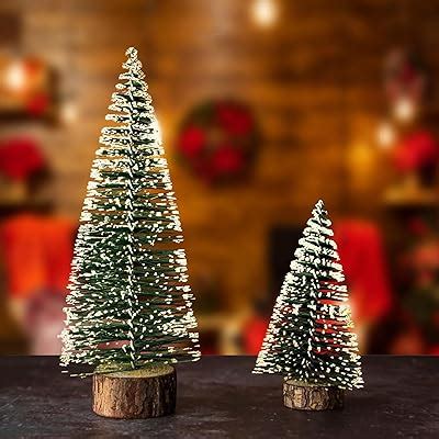 Buy SATYAM KRAFT 1 Pcs Artificial Mini Christmas Tree Miniature Table ...