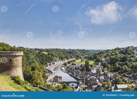 Dinan Brittany France stock photo. Image of town, houses - 105240030