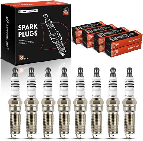 Amazon.com: A-Premium Iridium Platinum Spark Plugs Compatible with ...