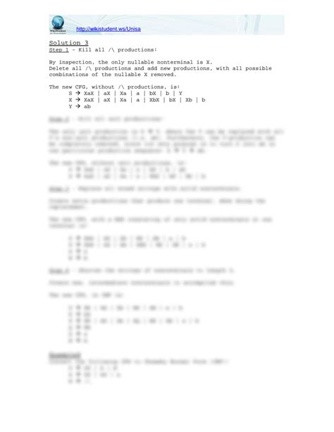 Image result for Chomsky Normal Form Examples