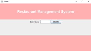Restaurant Management System Project in Java 的图像结果