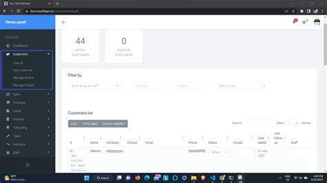TDI CRM Software