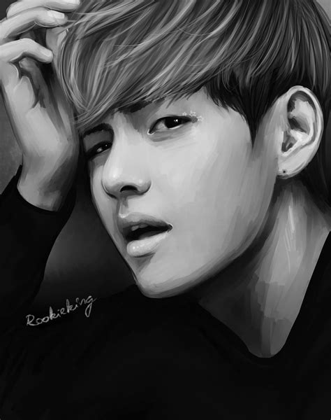 BTS V fan art | BTS Fan Art | Pinterest | Fan art, BTS and Fans