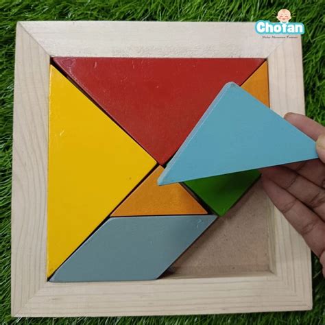 Tangram Wooden Small - Chotan.in (A Product of KickMark India)