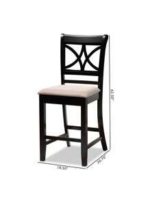 Modern Contemporary Counter Height Pub Chair Set Upholstered Sand ...