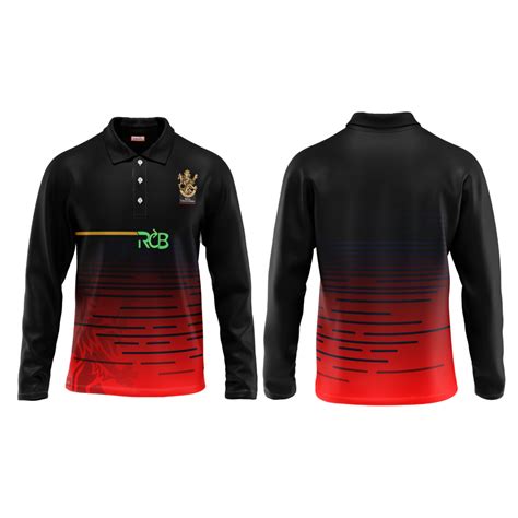 Royal Challengers Bangalore Customisable Polo neck jersey – Next Print