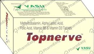Topnerve Strip Of 10 Tablets: Uses, Side Effects, Price & Dosage ...