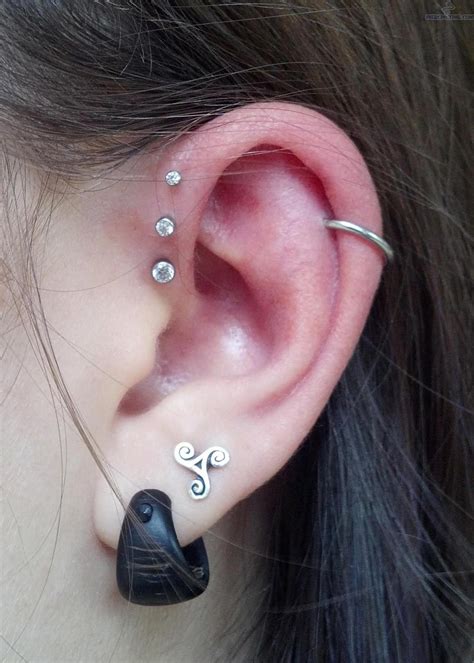 Double Anti Helix Piercing