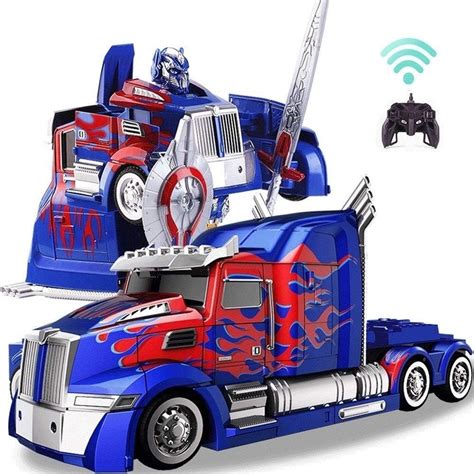 AIOJY Transforming RC Toy Truck - Optimus Prime Robot with India | Ubuy