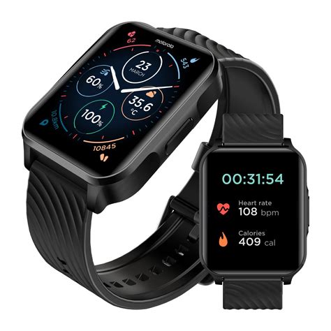 Motorola Moto Watch 70 - Health and Fitness Smartwatch for Every Day ...