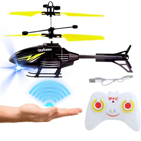 Buy KIDZYMON® RC Helicopter with Hand Gravity Sensor, Flying Remote ...