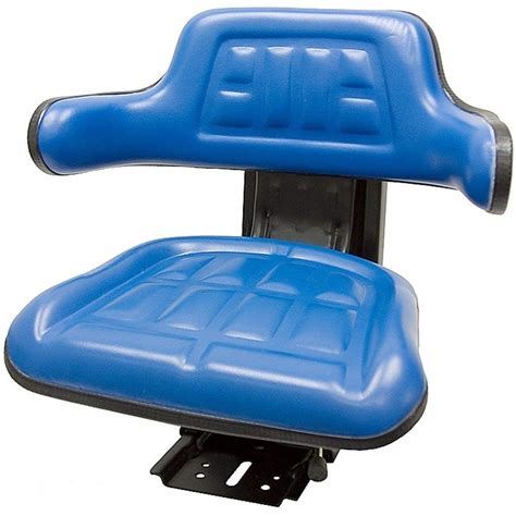 Trac Seats Brand Blue Waffle Style Universal Tractor Suspension Seat ...