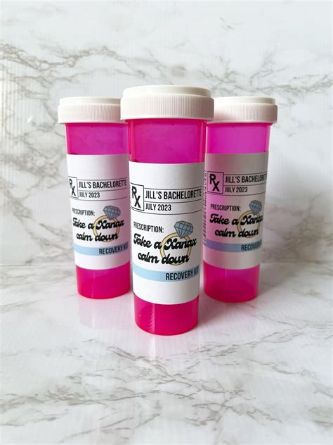 Bravo RHONY Take a Xanax Bachelorette Recovery Kit - Hangover Kit Pill Bottle Real Housewives ...