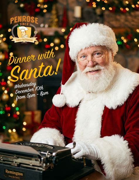 🎅🎄 Dinner with Santa at Penrose Diner! 🎄🎅, 2016 Penrose Ave ...