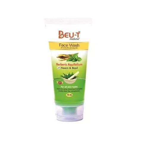BEU T NATURAL NEEM AND BASIL FACE WASH 75 ML TAHL (pack of 2) : Amazon ...