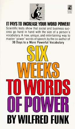 Buy 6 Weeks to Words of Power Book Online at Low Prices in India | 6 ...