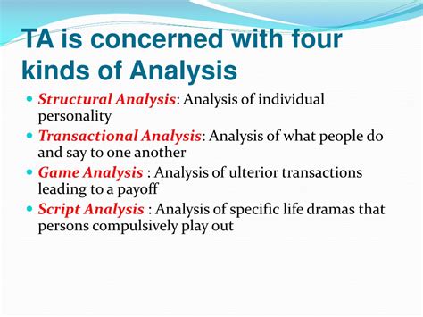 Image result for Transactional Analysis PowerPoint