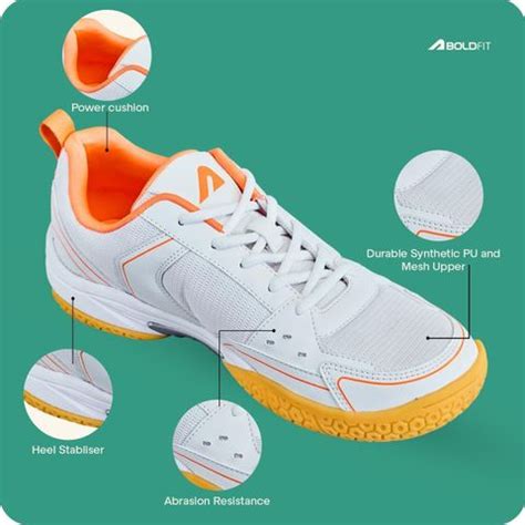 Boldfit Footwear Badminton shoes for men anti skid non marking shoes ...
