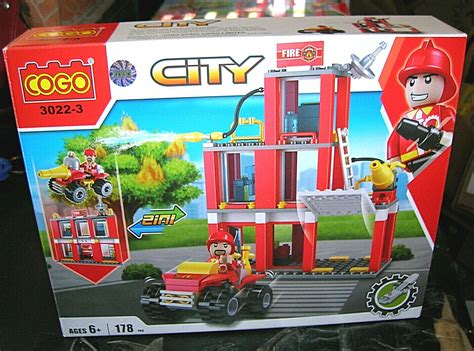 COGO Firefighter 178-Piece Building Blocks Set Fire India | Ubuy