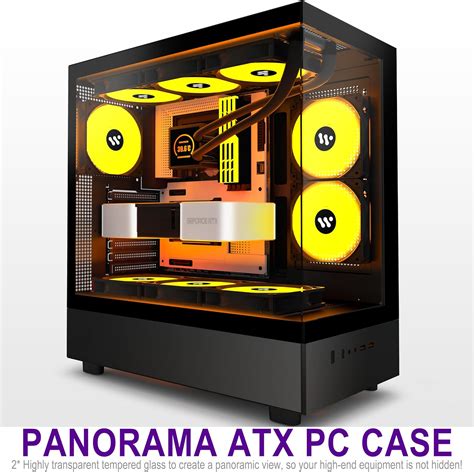 KEDIERS PC CASE ATX 6 PWM ARGB Fans Pre-Installed, India | Ubuy