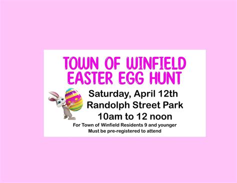 Town of Winfield Easter Egg Hunt, Randolph Street Park, Winfield, IN ...