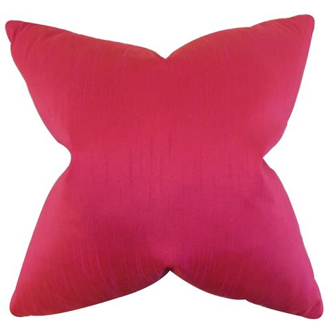 Buy The Pillow Collection P18FLAT-D-32730-FUCHSIA-P100 Acker Solid ...