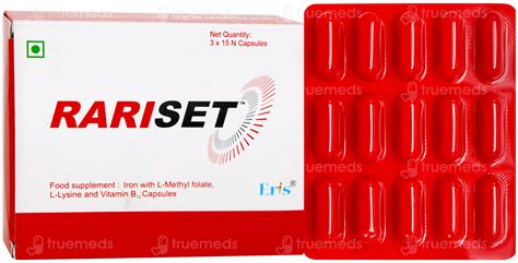 Rariset Capsules 15 - Uses, Side Effects, Dosage, Price | Truemeds