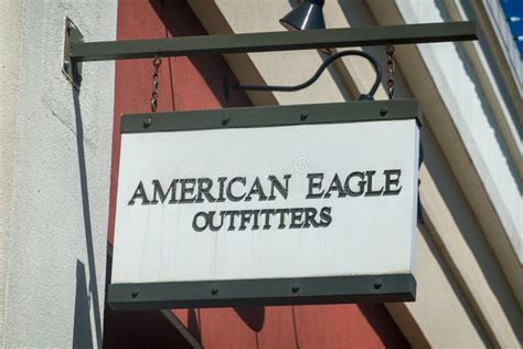 American Eagle Outfitters Retail Store Exterior and Trademark Logo ...