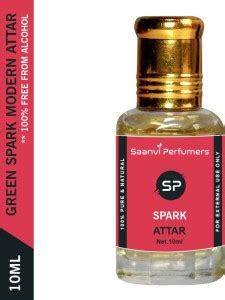 Saanvi perfumers Spark Attar For Modern Men & Women Alcohol Free ...