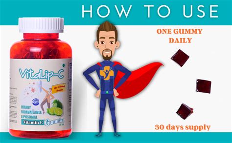 VitaLip-C Gummies, Liposomal Vitamin C Gummies (Sugar free)| Patented ...