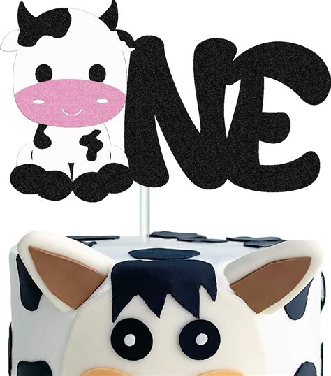 Cow First Birthday Cake Topper Happy Birthday Cake | Ubuy India