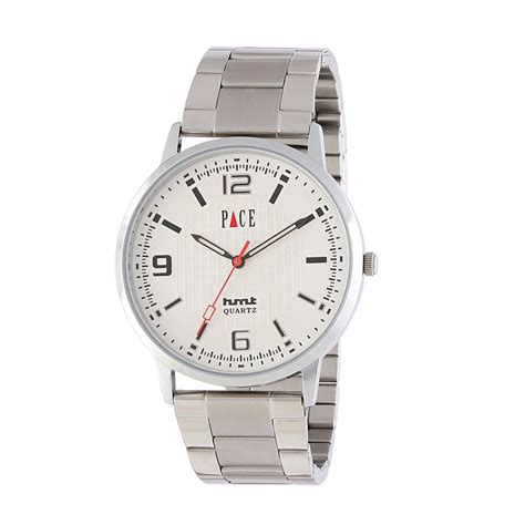 Buy HMT PACE UGSS 102 White Color Watch for Men | 1 Year Manufacturer ...