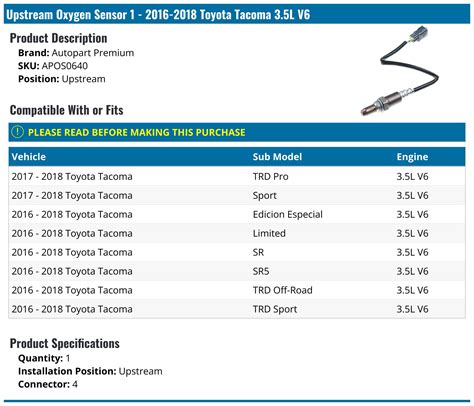 Image result for 2018 Toyota Tacoma O2 Sensor Replacement