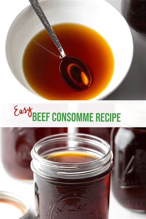 Beef Consommé - A Spicy Perspective