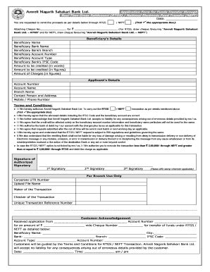 Amreli Nagarik Sahakari Bank Ltd. - Fill and Sign Printable Template Online