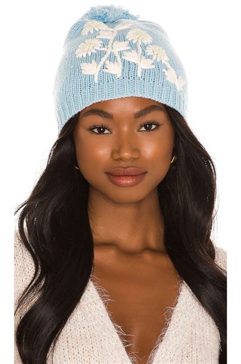 LoveShackFancy Underwood Hat in Cornflower Blue | REVOLVE