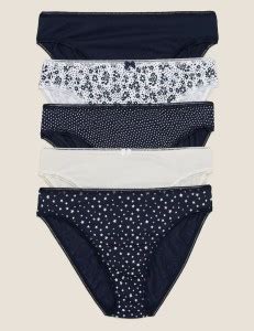 MARKS & SPENCER Women Boy Short Blue Panty - Buy MARKS & SPENCER Women ...