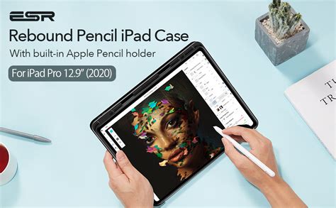 RAEGR Shield by ESR iPad Pro 12.9 Case, Rebound Pencil Protection Case ...