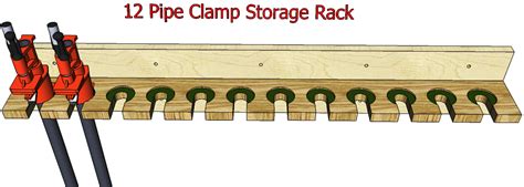 Image result for Pipe Clamp Storage Rack