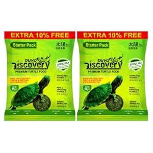 Taiyo Pluss Discovery® Premium Turtle Food - 55 g Starter Pouch Pack ...