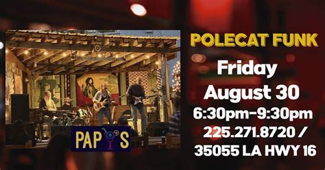 POLECAT FUNK MUSIC, 35055 LA Hwy 16, Denham Springs, LA, United States ...